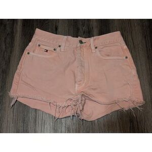 Tommy Hilfiger Women's Light Pink Jean Shorts